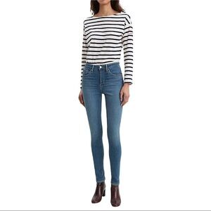 LEVI’S Big E High Rise Slim Stretch Denim Jeans